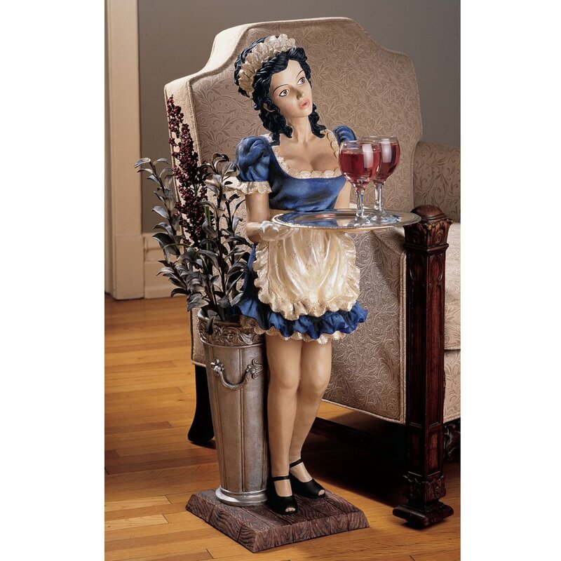 Design Toscano Genevieve The Buxom French Maid Statue And Reviews Wayfair